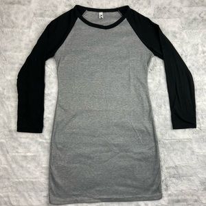 S&Z Fitted Baseball Tee Dress